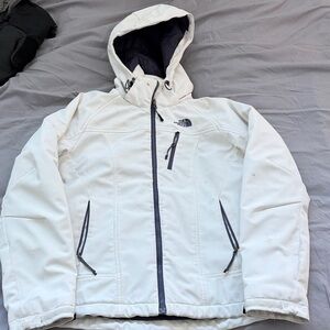 The North Face Women's White and Black Jacket